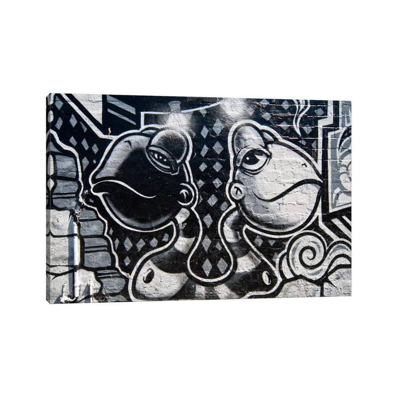 Two Heads Are Better Than One by Unknown Artist - Wrapped Canvas Painting, 30.48 cm H x 45.72 cm W