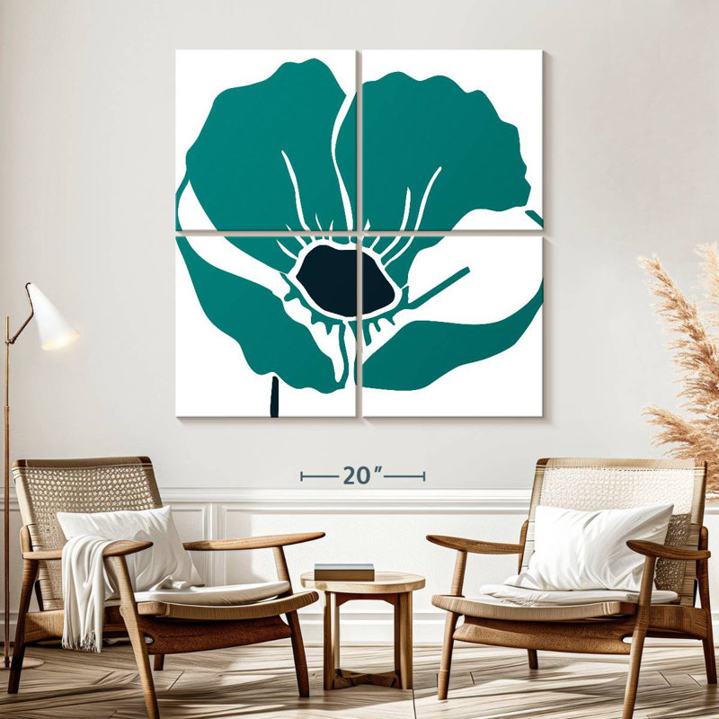 Harnek Pop Art Floral I, 26" H x 26" W