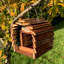 Newtonsville Wood Hanging Hopper Bird Feeder