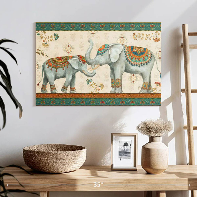 Elephant Walk I, 16" H x 24" W