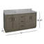 Ensemble de meuble-lavabo double l 72 po Sadelle-2118866569