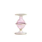 F2023 5.5'' H Glass Tabletop Candlestick