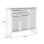 Rangement pour chaussures en aluminium brun noisette