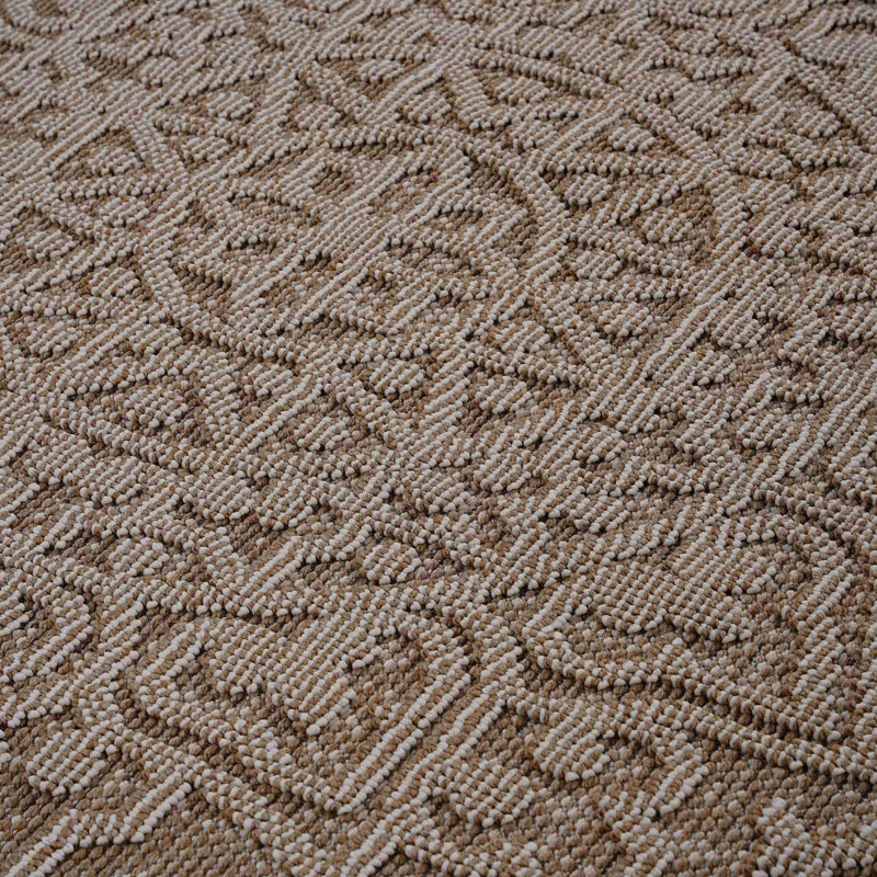 Contemporary Trendy Rectangle Area Rug, Rectangle 5'3" x 7'6"