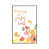 White Floater Framed
