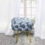 40.6cm Wide Velvet Square Standard Ottoman-985269732