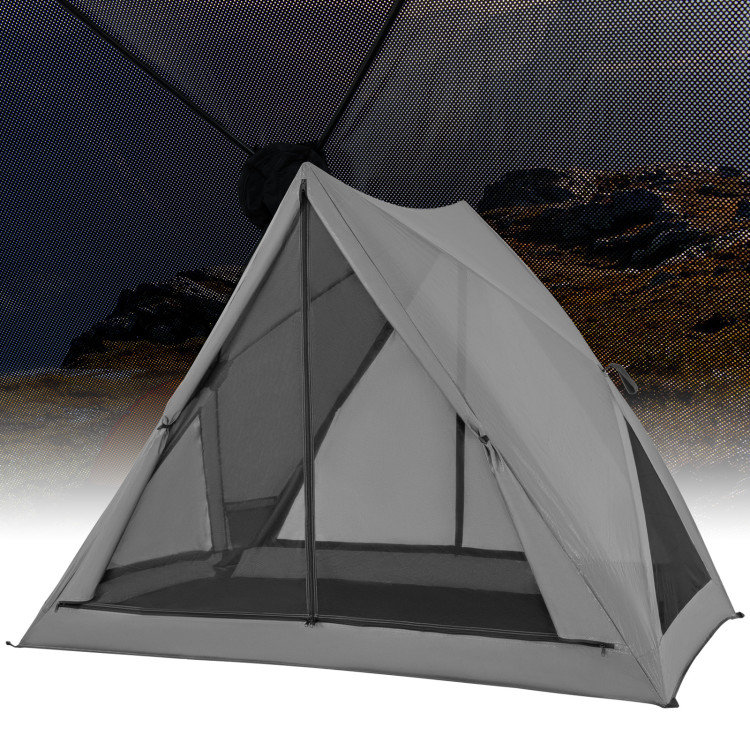 Pop-up Camping Tent for 2-3 People with Carry Bag and Rainfly for Backpacking Hiking Trip