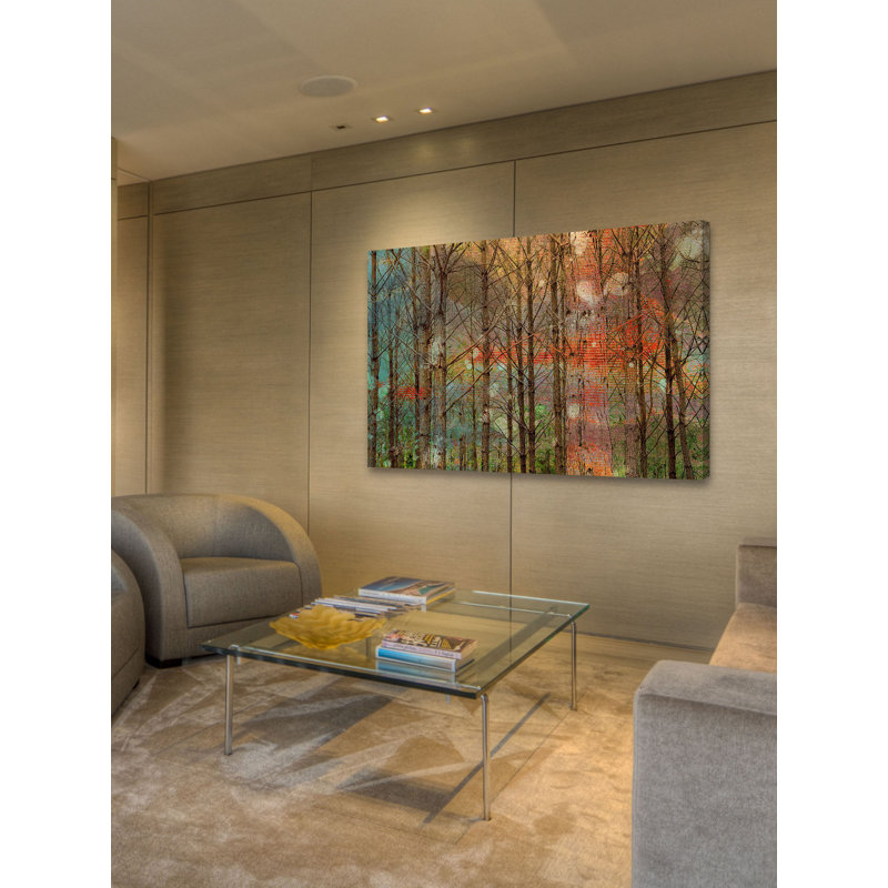 Annegreth " Through The Trees " by Art Collective, 40" H x 60" W