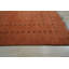 Tapis intérieur / extérieur en laine noué à la main de style sud-ouest orange élégant et durable Northome-26007071