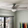 46" Anslee Standard Ceiling Fan with Pull Chain and Light Kit Included