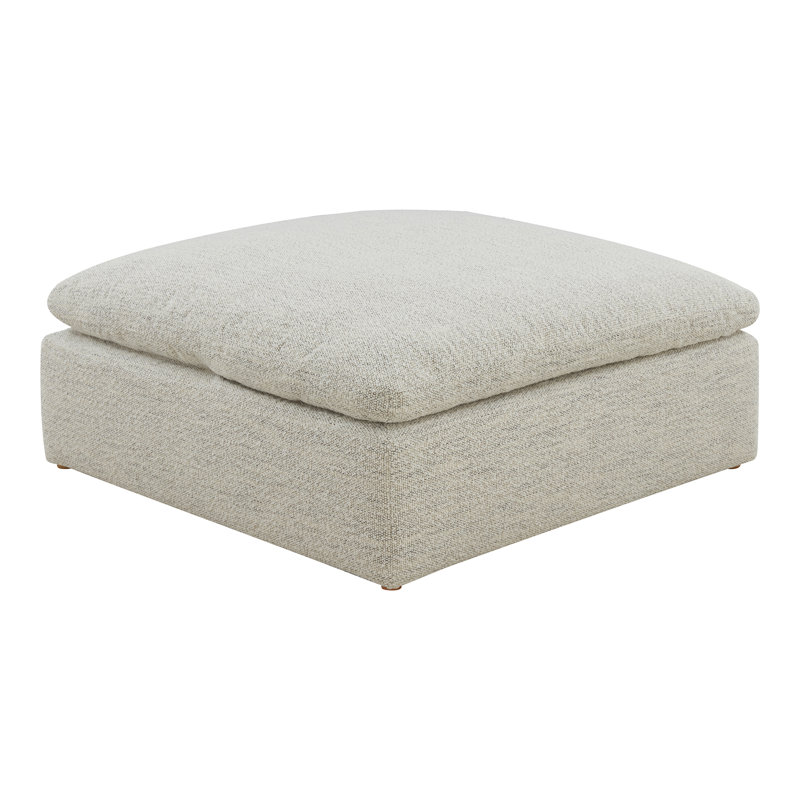 Clay Ottoman Fabric Livesmart Light Grey, Light Gray Livesmart®