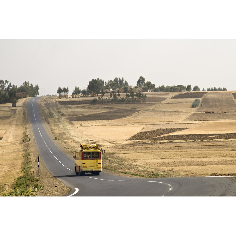 Ethiopian Public Bus by Lingbeek, 8" H x 12" W