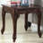 3Pc Dark Cherry Finish Coffee & End Table Set, End Table