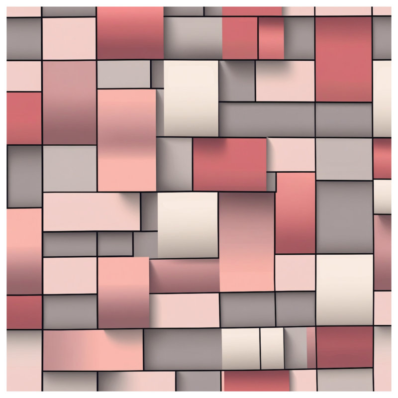 Couvertures rectangulaires roses et grises, 50in W x 60in H