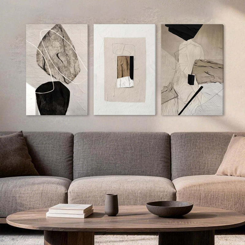 3 Piece Wrapped Canvas Wall Art
