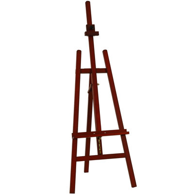 Inbox Zero Adjustable Wood H-Frame Easel