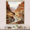 «Barriera Canyon Endless Journey I», reproduction sur toile