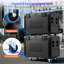 Valise utilitaire 35 po, coffre à câbles empilable, valise ATA imperméable et professionnelle, coffre de rangement roulant robuste avec roues pour équipement audio et dj professionnel, transport de matériel de tournée