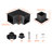 VEVOR Black Steel Hardware for Gazebo-95036858