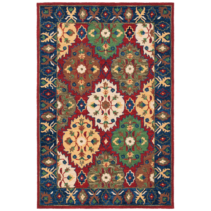 Govert Hand Tufted Wool Oriental Rug, Rectangle 3' x 5'