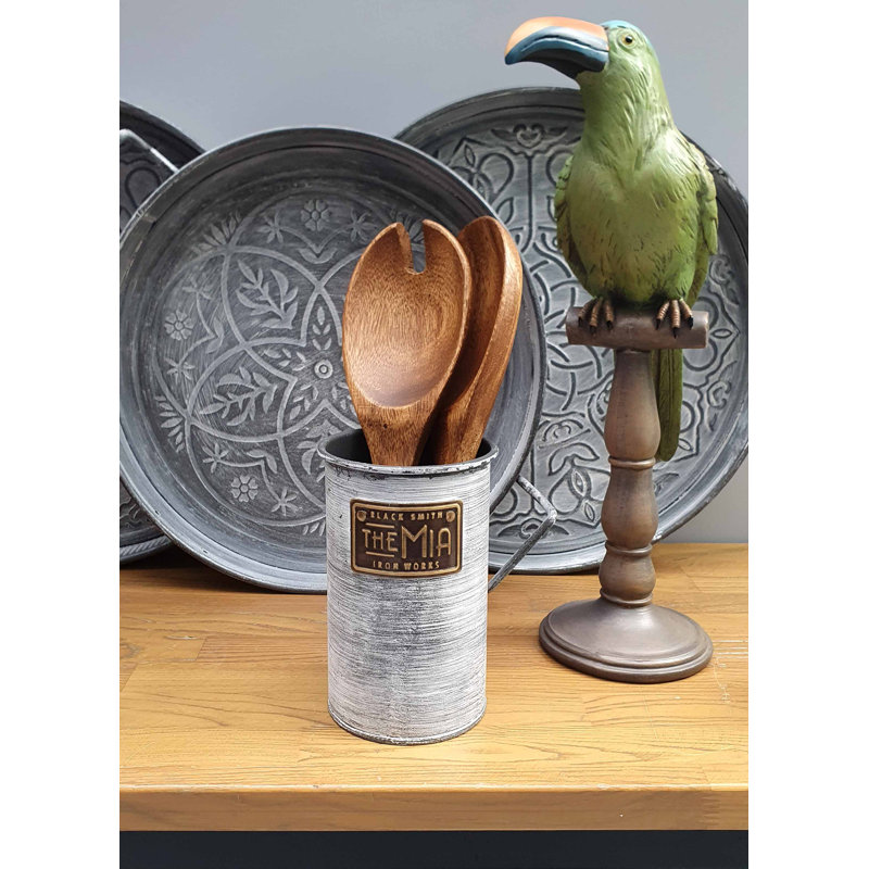 Metal Utensil Crock