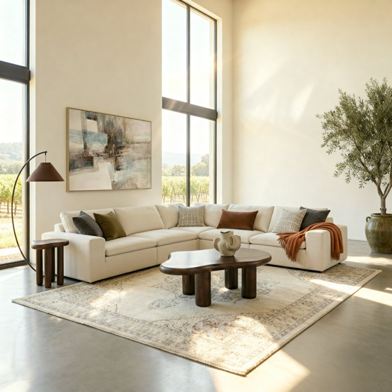 Quiet Structure Framed Canvas