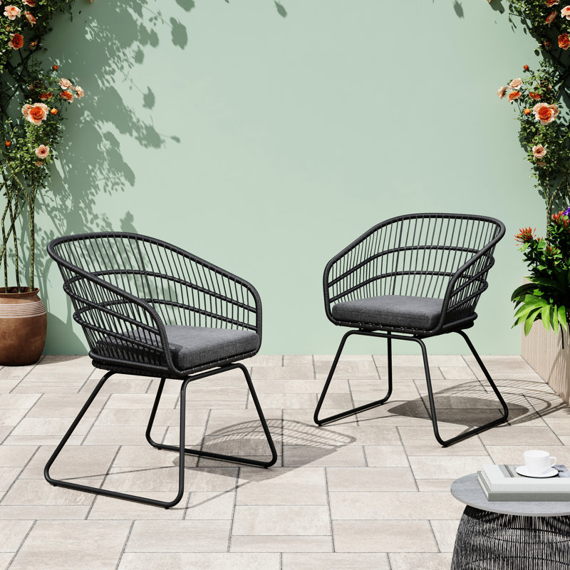 Chaise Terry 2 pièces avec 2 coussins gris