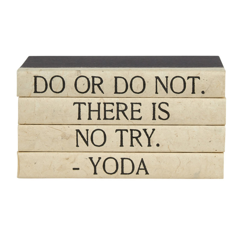 Quote Entertainment Decorative Book