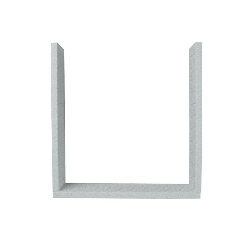 Solid Surface Shower Trim Kit, Tahiti Gray