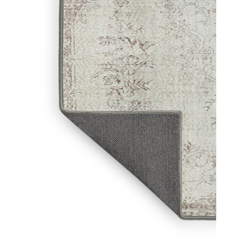 Tapis gris clair/brun contemporain, Rectangle 4 pi x 6 pi