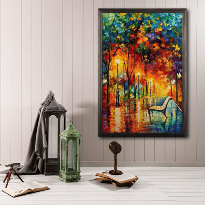 Perry Single Picture Frame Print on Wood