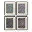 «William Morris XIII», ensemble de 4 reproductions encadrées-447075083-447075086