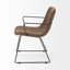 Fauteuil rembourré noir Nivens-1512929870