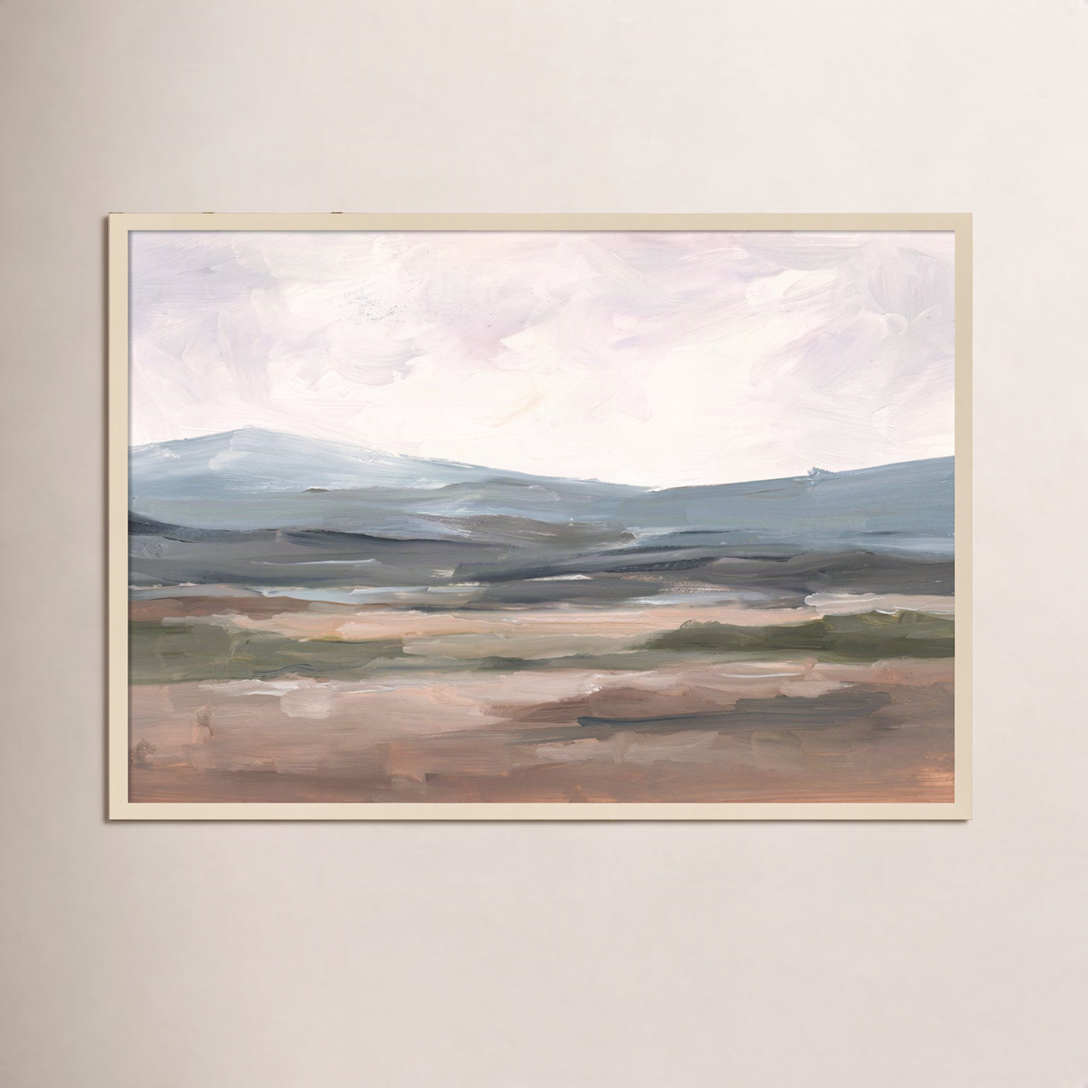 Ethan Harper "Serene Mountain Study I" Print, Brown, 31" H x 41" W