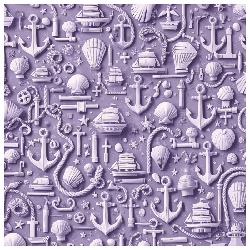 Rideaux de douche très longs Nautical Elements, L 70 po x H 84 po