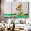 «Dog jouant au billard» sur toile-367254886