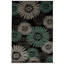 Tapis noir / turquoise Laurel-20944033