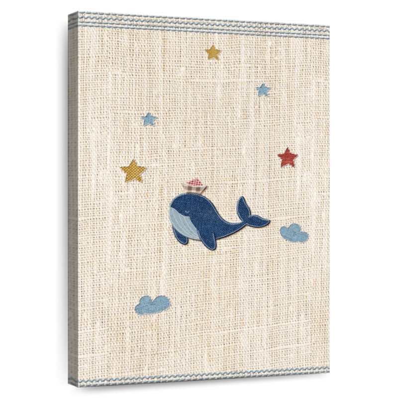 Ashelle Cute Whale, 30" H x 20" W