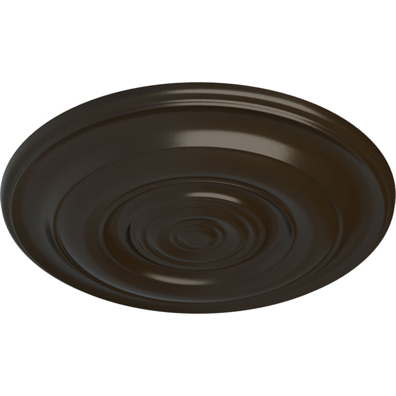 Médaillon de plafond Niobe 18 "x P 1 1/2" (convient aux auvents jusqu'à 8 5/8 "), Pierre de foyer