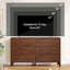 Commode moderne à 6 tiroirs pour chambre à coucher, meuble télé avec grands tiroirs, texture naturelle, angle incurvé pour la chambre