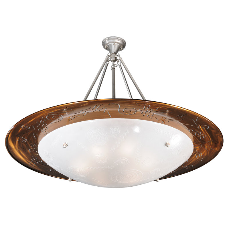 Lustre en verre 42 po Super Nova