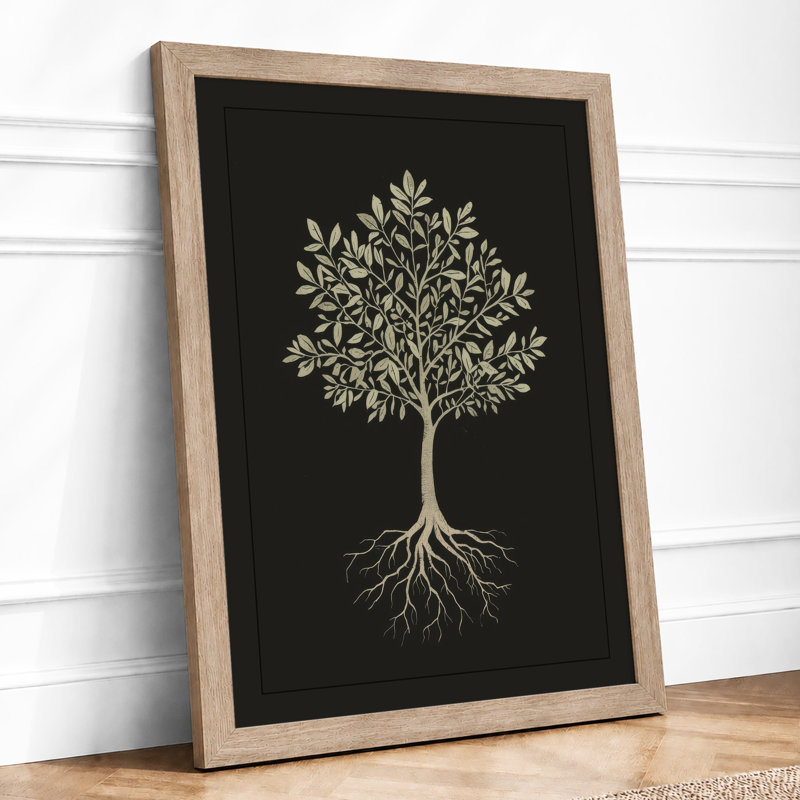 Tree Of Life Botanical - Print, A2 - 59.4 x 42.0 cm, Oak