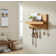 Wood Wall Organizer with Key Hooks