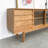Log all solid wood TV cabinet