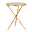 Edgar Cast Iron Pedestal End Table