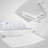 White Tempered Glass Floating Wall Shelf