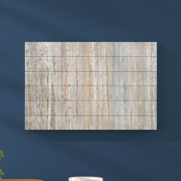 «Aspen Forest 1» par Parvez Taj - reproduction de photo sur bois, 24 po x 36 po