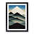 Mountain In Abstract Design - Picture Frame Print-1349887336-1349887335