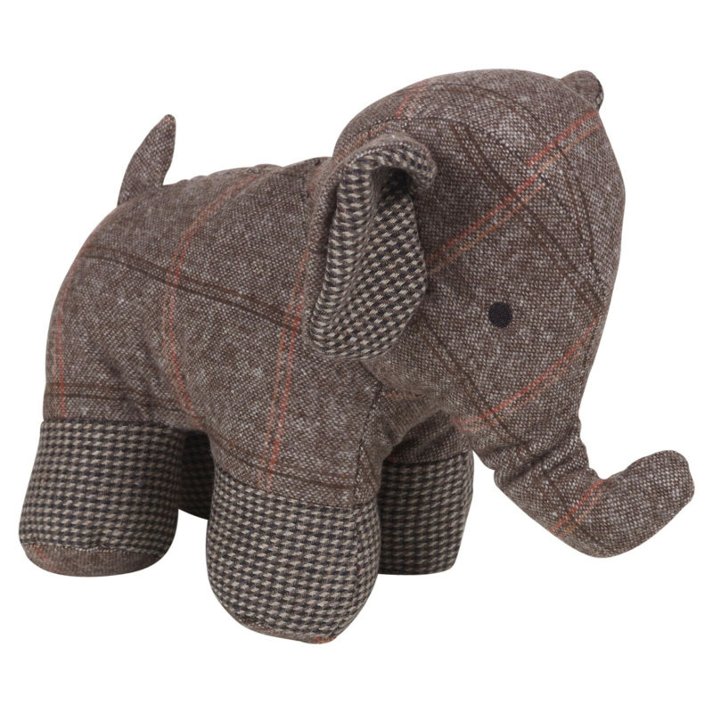 Hartlepool Elephant Plastic Draught Excluder, Light Brown