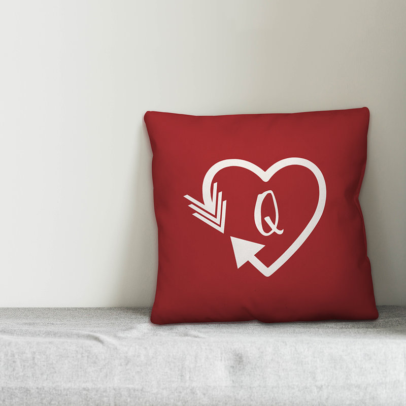 Outdoor Throw Pillow, Q